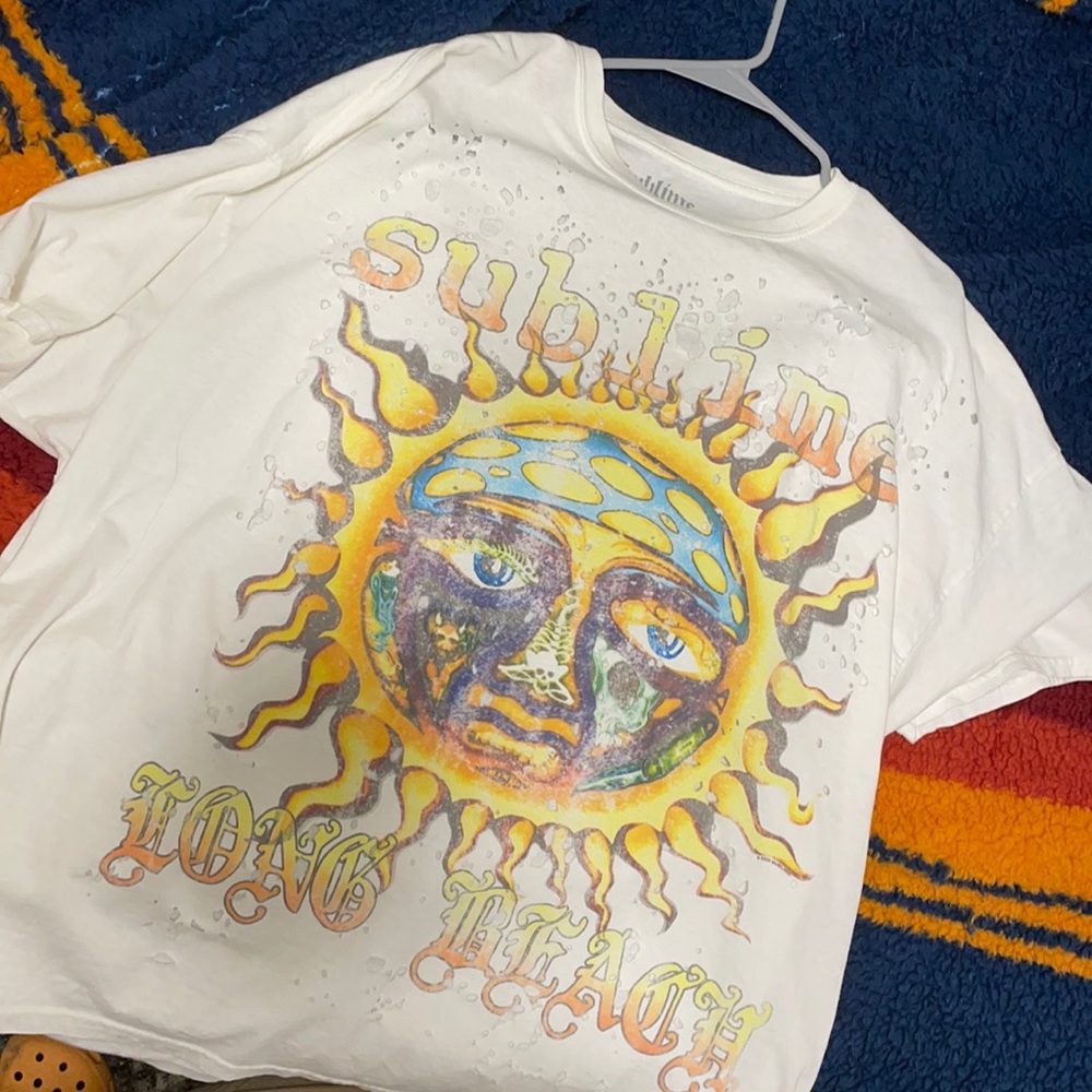 Oversized distressed sublime shirt